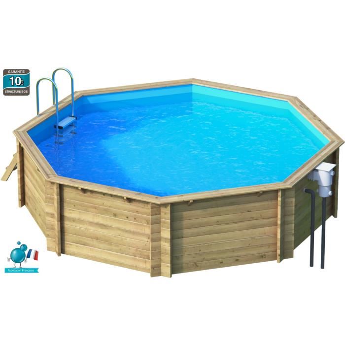 Bwt Piscine Bois Tulum Premium 414 Et 505-diametre 505 Cm