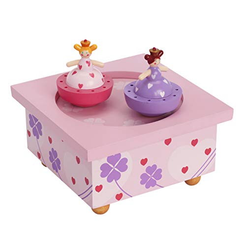 Boîte A Musique En Bois Princesse Et Grenouille - Trousselier - Rose - À Partir De 3 Ans - Mixte