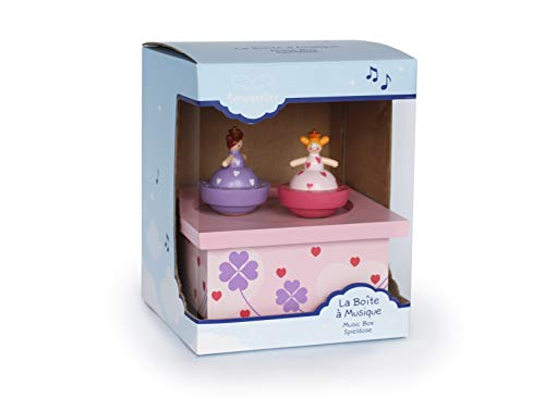 Boîte A Musique En Bois Princesse Et Grenouille - Trousselier - Rose - À Partir De 3 Ans - Mixte