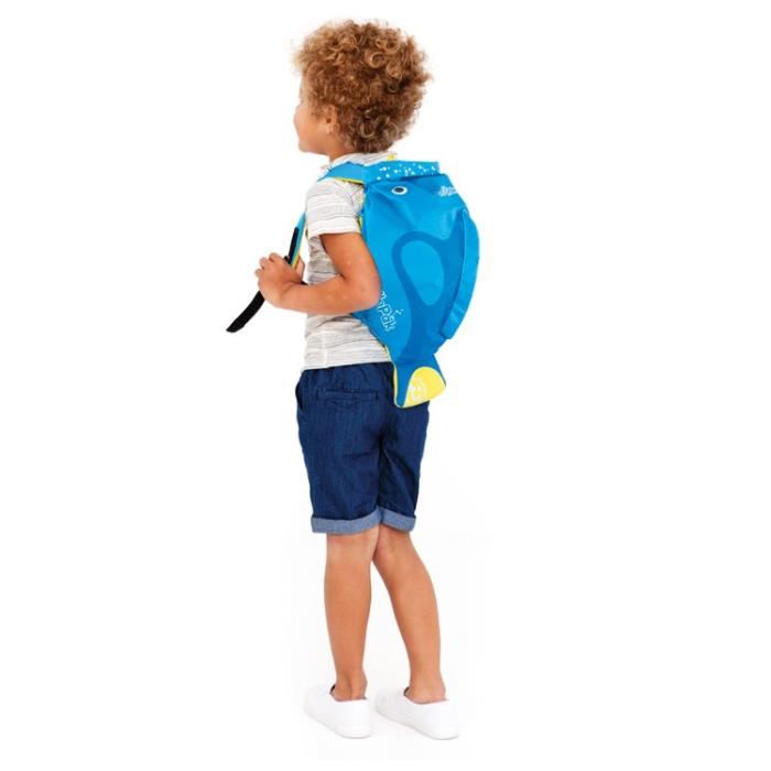 Trunki Sac De Natation Paddlepak Medium Poisson Tang Bleu