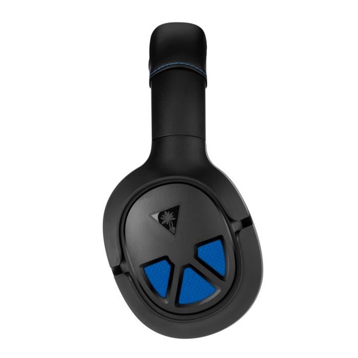 Turtle Beach Micro-Casque Gamer RECON 150 - Filaire - 20Hz / 20kHz - Noir / Bleu - PS4 Pro / PS4