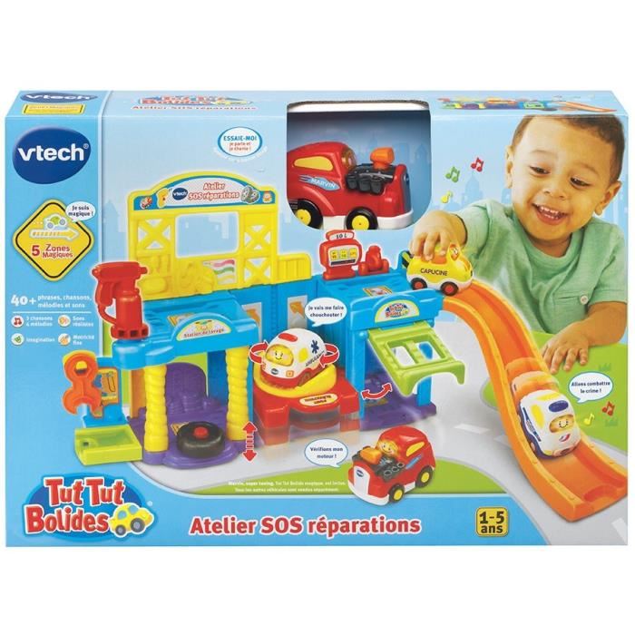 Atelier Sos Reparations Vtech Tut Tut Bolides Ascenseur Hydraulique 5 Zones Magiques