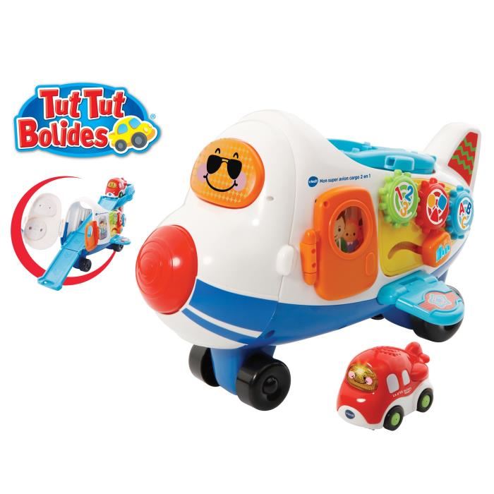 Avion Cargo 2 En 1 Tut Tut Bolides De Vtech Pour Enfants Des 12 Mois