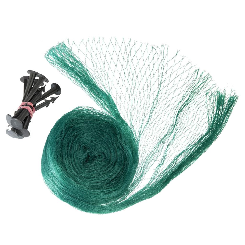 Filet De Protection Pour Feuilles Ubbink + 10 Piquets Ancrage, 3 X 6 M