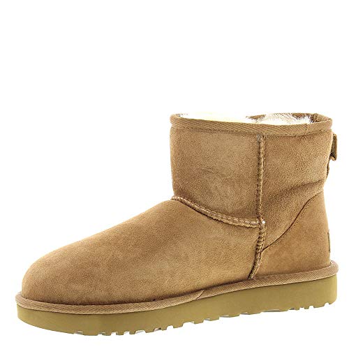 Ugg - Bottes Basses - Classic Mini Ii Chestnut Pour Femme - Taille 5 Us - Marron