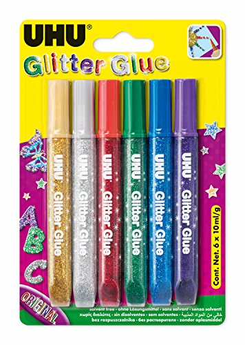 Uhu Young Creativ' Glitter Glue Original 6 X 10 Ml
