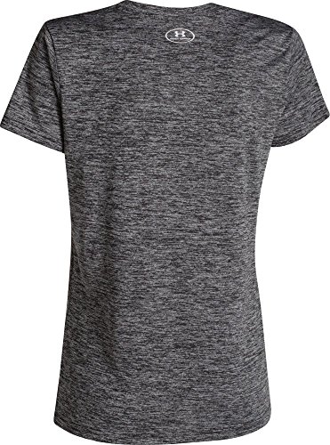 Tee-shirt Fitness - Under Armour - Tech Twist - Femme - Manches Courtes - Noir/gris