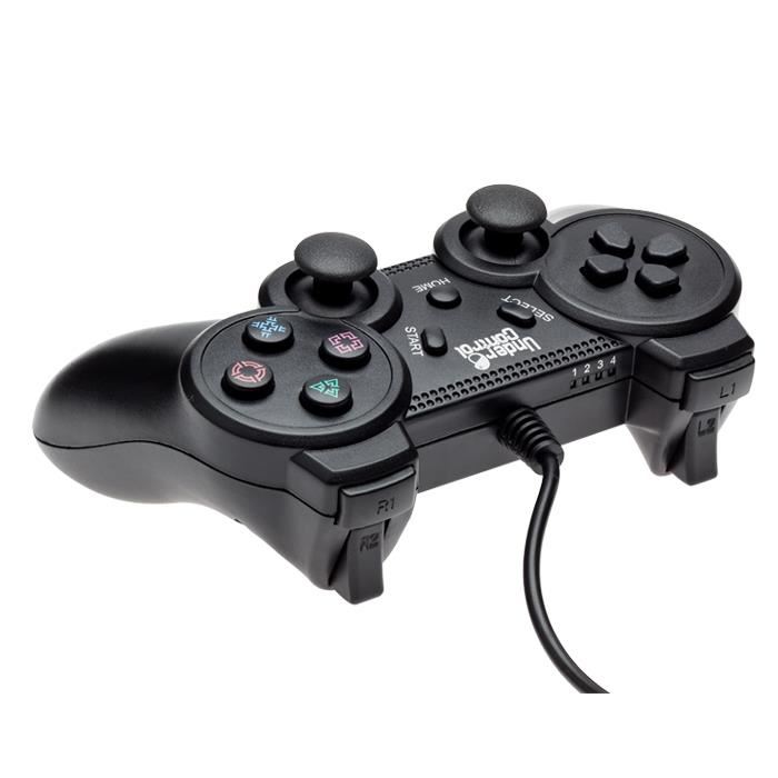Manette Filaire Noire Under Control Pour Ps3