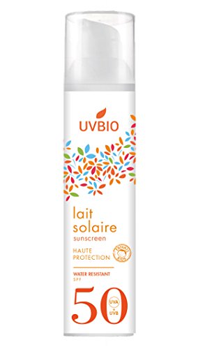 UVBIO Creme Solaire Indice 50 Peaux Fragiles et Enfants 100 ml