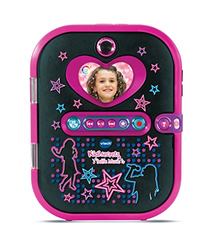 Agenda Electronique Vtech Kidisecrets Selfie Music Noir Avec Lecteur Mp3 Pour Filles De 6 A 12 Ans