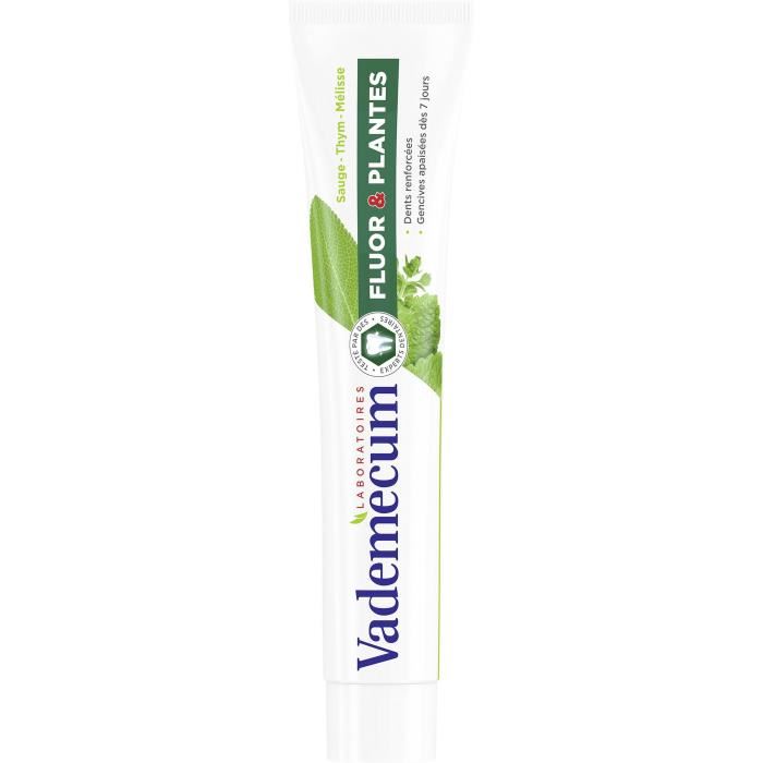 Dentifrice Fluor Et Plantes 75 Ml Vademecum