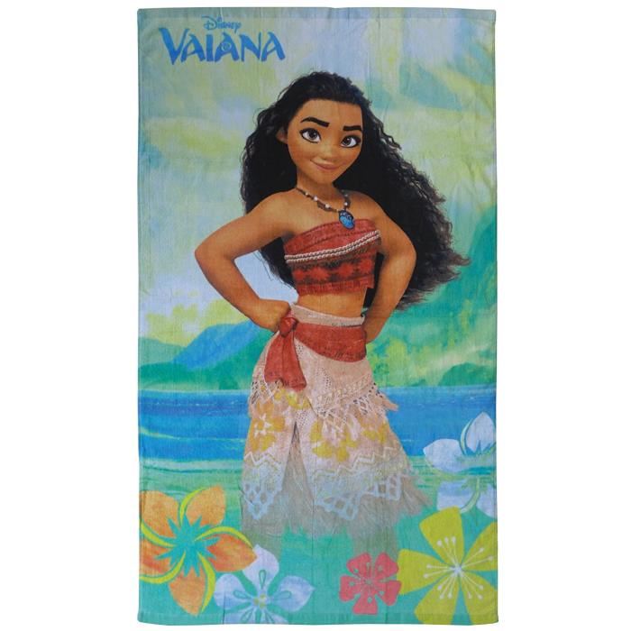 Vaiana Aloha  Drap De Plage Coton 70x120cm