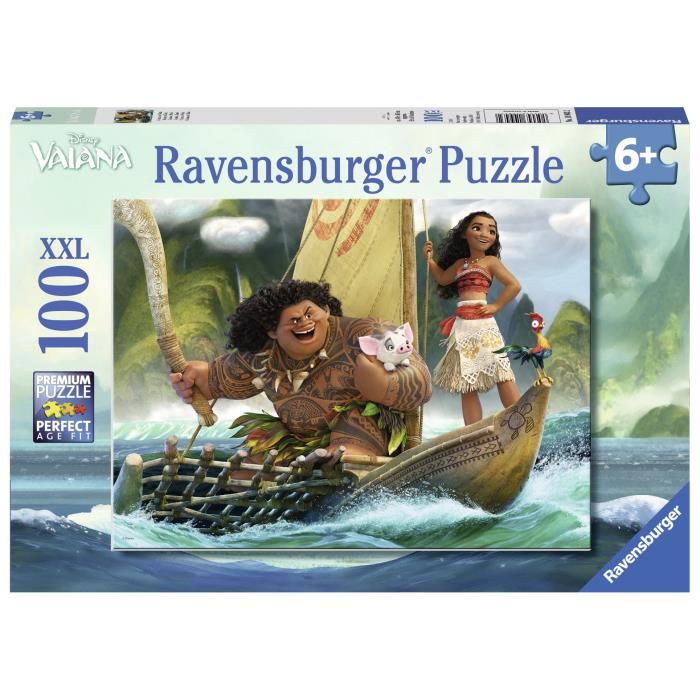 Puzzle Vaiana Maui Ravensburger 100 Pieces Mixte