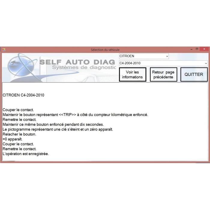  ULTIMATE DIAG ONE - Interface de diagnostic MULTIMARQUES –  Version CD-ROM - Valise diagnostique auto multimarque en francais de SELF AUTO  DIAG