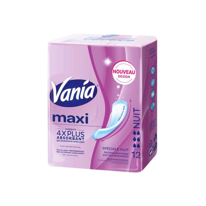 Vania Serviettes Hygieniques Maxi Spec ....