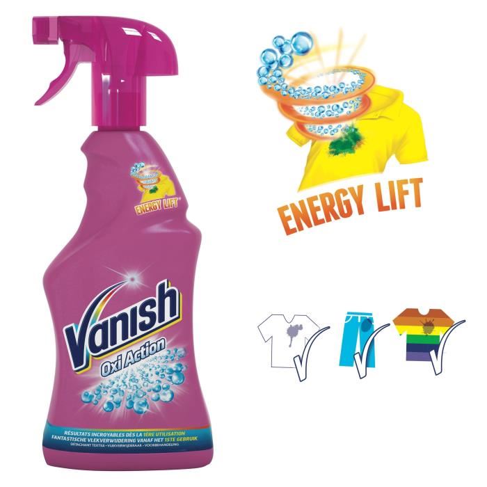 Detachant textile Vanish - le spray de 750 ml