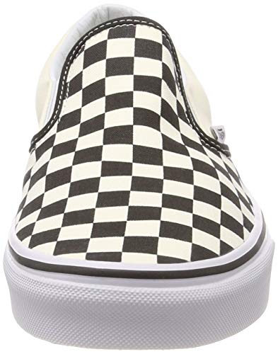 Vans Baskets Sans Lacets Classic Black And White Checker / White Eu 38 Male