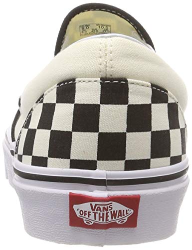 Vans Baskets Sans Lacets Classic Black And White Checker / White Eu 38 Male