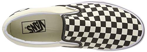 Vans Baskets Sans Lacets Classic Black And White Checker / White Eu 38 Male