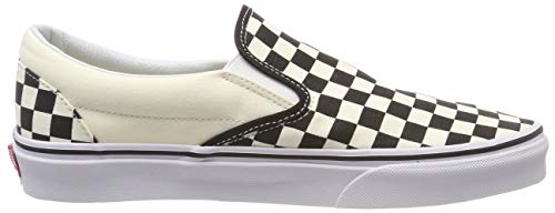 Vans Baskets Sans Lacets Classic Black And White Checker / White Eu 38 Male