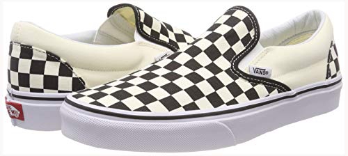 Vans Baskets Sans Lacets Classic Black And White Checker White Eu 42 Male