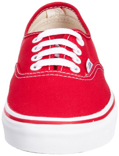 Chaussure Homme - Vans - Authentic - Rouge - Canvas - Lacets
