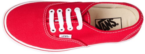 Chaussure Homme - Vans - Authentic - Rouge - Canvas - Lacets