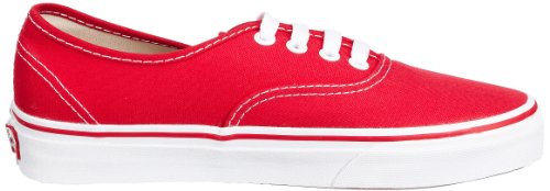 Chaussure Homme - Vans - Authentic - Rouge - Canvas - Lacets