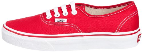 Chaussure Homme - Vans - Authentic - Rouge - Canvas - Lacets
