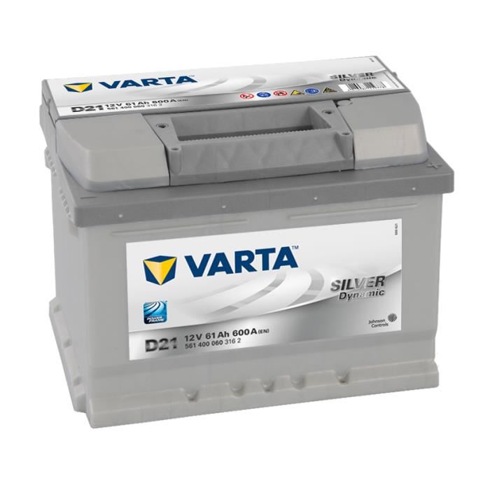 Batterie De Demarrage Varta Silver Dynamic L2b D21 12v 61ah / 600a 561400060