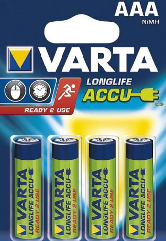Pile Rechargeable Varta Accu Power 1000 Mah Aaa Lr3 X4