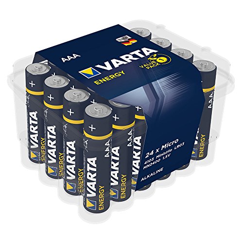 Varta Pack De 24 Piles Alcalines Energy Aaa (lr03) 1,5v