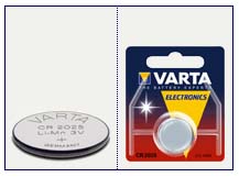 Pile Bouton Lithium 3v Cr2025 - Varta - 6025101401