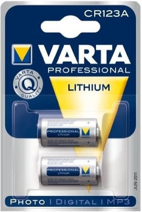 VARTA Pile CR123A Lithium X2