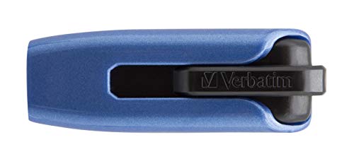 Cle Usb - Verbatim - Store 'n' Go V3 Max - 128 Go - Usb 3.0 - Slide - Noir/bleu