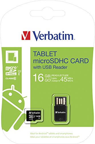 Verbatim Tablette U1 Carte Micro Sdhc Av...