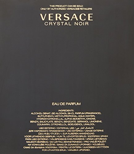 Crystal Noir De Versace Edp Spray 90ml Femme