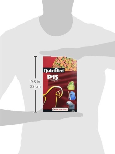 Nutribird Perroquet Tropical P15 Versele Laga Aliment Perroquet Tropical Pellet Extrude 1kg