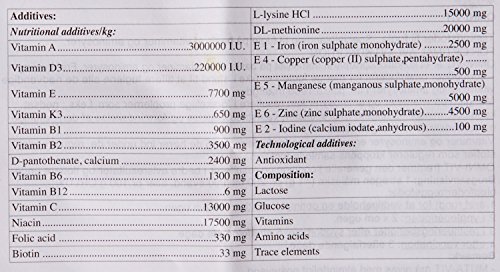 Complement Multivitamine Pour Oiseaux - Versele Laga - Omni-vit - Action Rapide - Vitamines & Acides Amines - Anti-stress