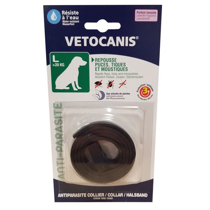 Vetocanis Collier Antiparasitaire Grand Chien