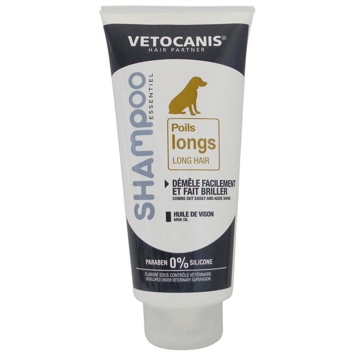 Vetocanis Shampoing Essentiel Poils Longs Pour Chien 300 Ml 0 Parabene Silicon