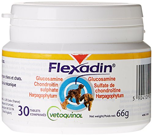 Complement Alimentaire Anti-arthrose Flexadin Pour Chien Et Chat - Vetoquinol - 30 Comprimes