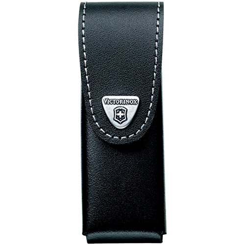 VICTORINOX Etui de ceinture en cuir noir...