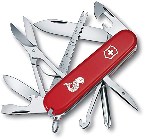 Couteau Suisse Victorinox Fisherman Rouge 91mm 18 Fonctions