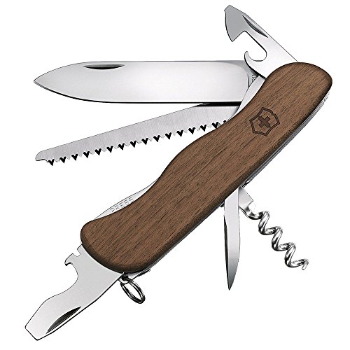 Couteau Suisse Victorinox Forester Wood Bois De Noyer 111mm 10 Fonctions