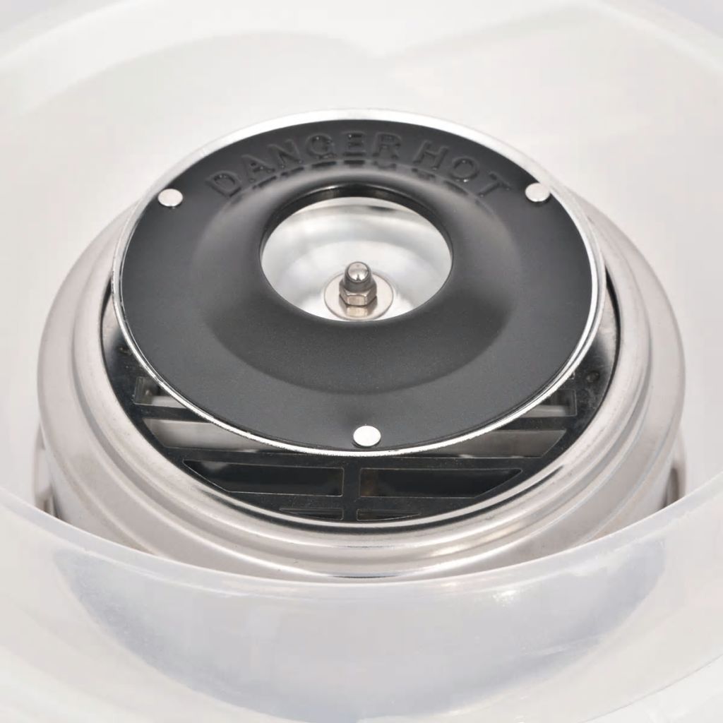 vidaXL Appareil a barbe a papa 480 W Blanc