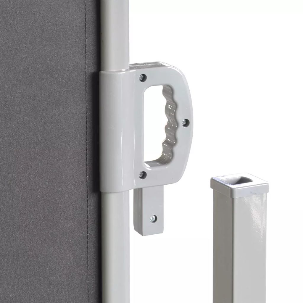 Vidaxl Auvent Lateral Retractable Noir 160 X 600 Cm