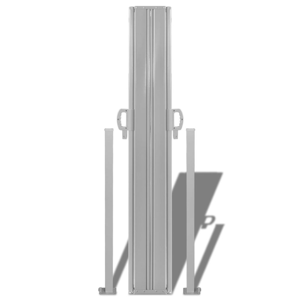 Vidaxl Auvent Lateral Retractable Noir 160 X 600 Cm