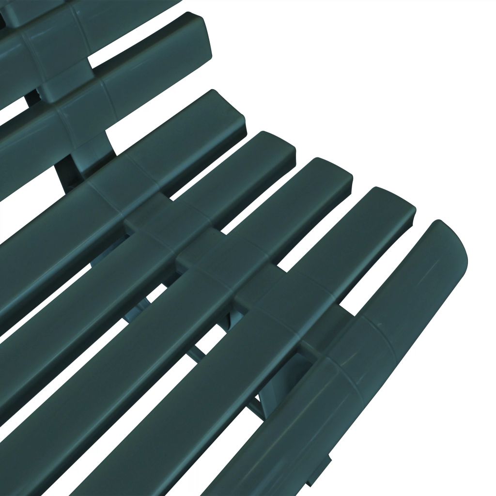 Banc De Jardin - Vidaxl - 1455 Cm - Plastique - Vert - 2 Personnes - Meuble De Jardin