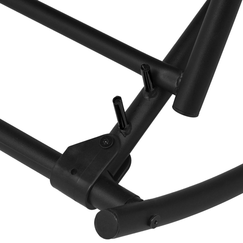 Vidaxl Chaise A Bascule De Jardin Acier Et Textilene Noir